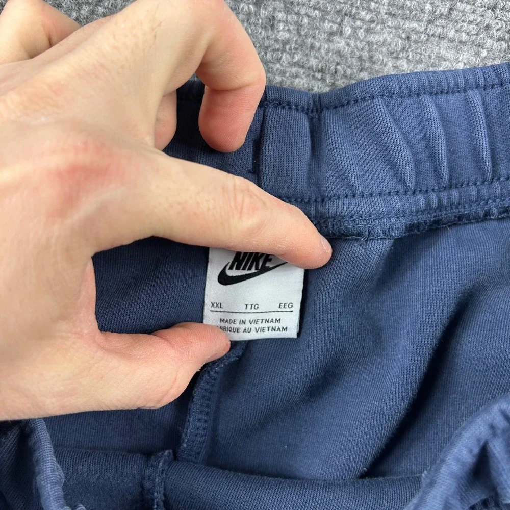 Nike Tech Fleece Joggers Mens XXL Blue CU4495-410 Tapered Sweatpants Athletic